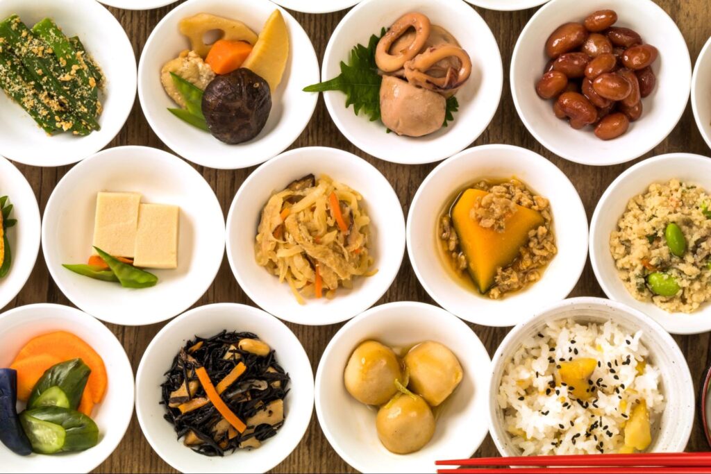 たくさんの和食の小鉢