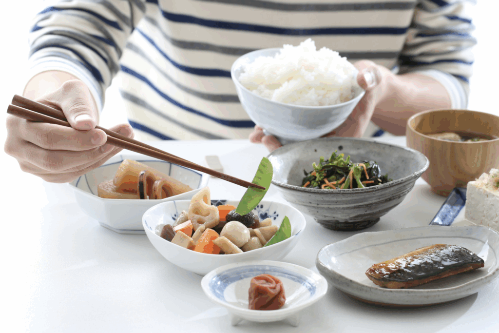 親知らずの抜歯後1週間までのメニューをイメージした健康的な食事